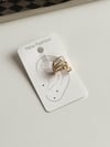 Özel Kaplama Gold Zirkon Taşlı Tekli Ear Cuff Küpe (1 Cm)
