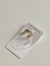 Özel Kaplama Gold Zirkon Taşlı Tekli Ear Cuff Küpe (1 Cm)