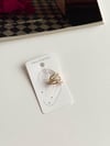 Özel Kaplama Gold Zirkon Taşlı Tekli Ear Cuff Küpe (1 Cm)