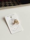 Özel Kaplama Gold Zirkon Taşlı Tekli Ear Cuff Küpe (1 Cm)