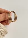Özel Kaplama Hasır Halka Küpe (3.5 Cm)