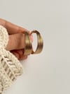 Özel Kaplama Hasır Halka Küpe (3.5 Cm)