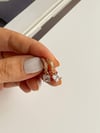 Özel Kaplama Taşlı Küpe (2 Cm)