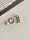 Özel Kaplama Taşlı Küpe (2 Cm)