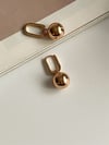 Özel Kaplama Topçuklu Küpe (2 Cm)
