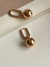 Özel Kaplama Topçuklu Küpe (2 Cm)