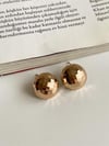 Özel Kaplama Xuping Gold Topçuk Küpe (1.10 Cm)