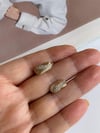 Özel Kaplama Zirkon Taşlı Vintage Minimal Küpe (1 Cm)