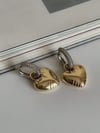 Özel Seri Vip Kalp Küpe (3 Cm)