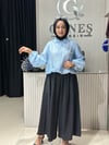 Güneş Kombin Kadın Bomber Ceket Mavi