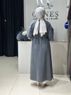 Güneş Kombin Önü 3 Broşlu Uzun Kot Kap Füme