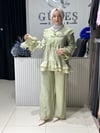 Güneş Kombin Valonlu İkili Takım Yeşil