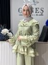 Güneş Kombin Valonlu İkili Takım Yeşil