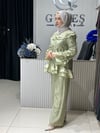 Güneş Kombin Valonlu İkili Takım Yeşil