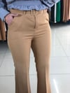 KADIN İSPANYOL PAÇA PANTOLON CAMEL