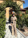 Batik Desen Keten Takım Kahve