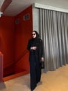 Blazer Takım Çiçek İşlemeli Siyah