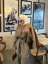 Camel Pelerinli Üçlü Takım 