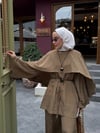 Camel Pelerinli Üçlü Takım 