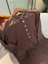 Çelik örme sweatshirt kahve