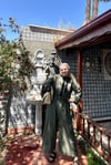 Keten Dokuma Tulum Haki Yeşil