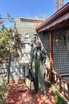Keten Dokuma Tulum Haki Yeşil