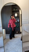 Kırmızı Ekose Trenç Astarlı 