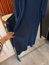 Müslin Elbise Mavi  36-42 