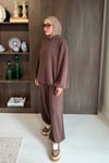 Oysho Basic Takım  Kahve 575546