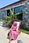 Pembe Gömlek Etek Takım