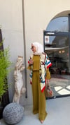 Piliseli Pantolon Gömlek Takım Yağ Yeşili