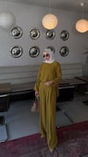 Piliseli Pantolon Gömlek Takım Yağ Yeşili
