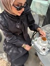 Piliseli Siyah Etek 