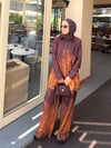 Premium Etro Desen Kahve Takım 