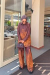 Premium Etro Desen Kahve Takım 