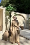 ŞAL KETEN KIMONO TAKIM