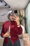 Taşlı Bomber Ceket