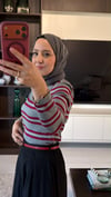 Triko Premium Çizgili Gri