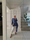 Volan Detaylı Tunik Mavi