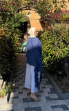 Volan Detaylı Tunik Mavi