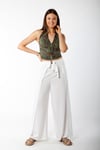 Viskon Bağlamalı Pantolon
