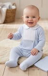 BEBE YAKA KENDİLİĞİNDEN DOKULU FİTİLLİ BEBEK TULUM