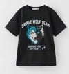 erkek cocuk savage wolf payetli t-shirt-siyah-