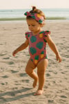 KIZ BEBEK ANANAS DESENLİ MAYO