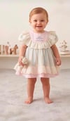 KIZ BEBEK ATLIKARINCA MASAL KONSEPTLİ ELBİSE 
