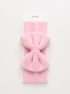 KIZ BEBEK FİYONKLU BANDANA -PEMBE 