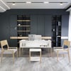 Lagomood Zenith Ofis Masası Kitaplık Takım 150cm