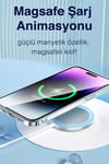 Apple iPhone Uyumlu Gradyan Renkli Magsafe Kılıf Mor - ShinyTECH