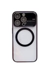 Apple iPhone Uyumlu Lens Korumalı Premium Magsafe Kılıf Siyah - ShinyTECH