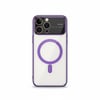 Apple iPhone Uyumlu Lens Korumalı Premium Magsafe Kılıf Mor - ShinyTECH